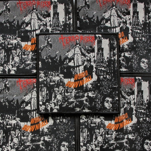 TERRORIZER - World Downfall [black] -- woven patch.JPG