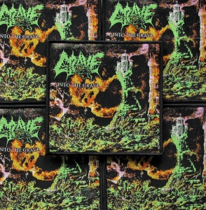 GRAVE - Into the Grave [black] -- woven patch