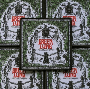 GREEN LUNG - Woodland Rites [black] -- woven patch
