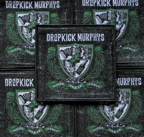 DROPKICK MURPHYS - Going Out in Style [black] -- woven patch.JPG