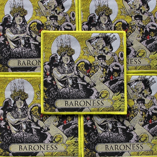 BARONESS - Yellow &amp; Green [yellow] -- woven patch.JPG