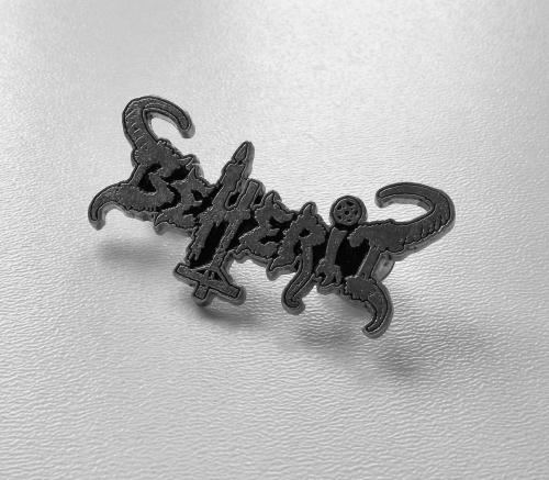 BEHERIT - Old Logo -- metal pin.JPG