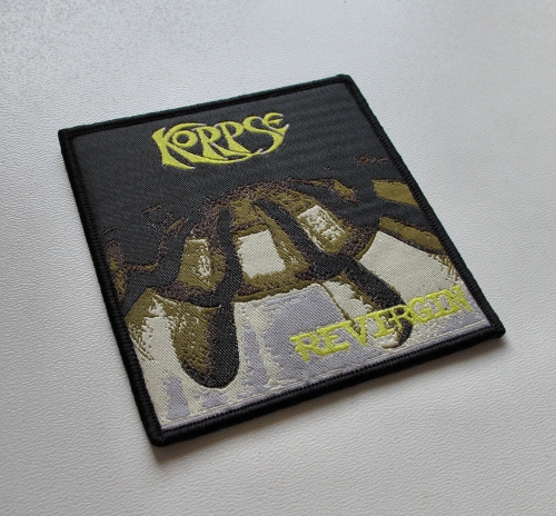 KORPSE - Revirgin [black] -- woven patch.JPG
