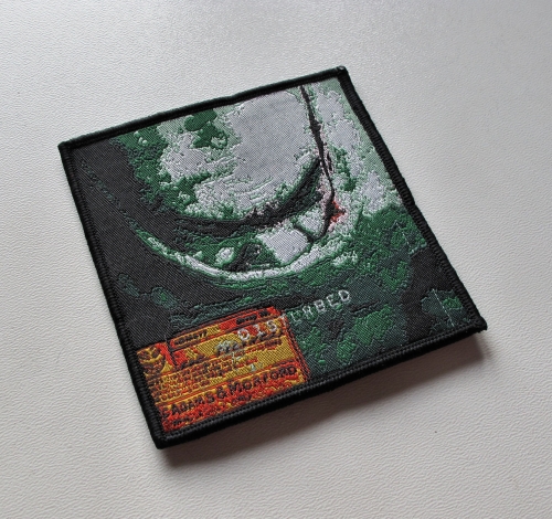 DISTURBED - The Sickness [black] -- woven patch.JPG