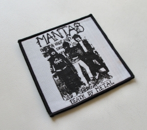 MANTAS - Death By Metal #2 [black] -- Woven Patch