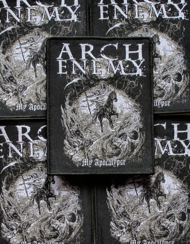 ARCH ENEMY - My Apocalypse [black] -- woven patch.JPG