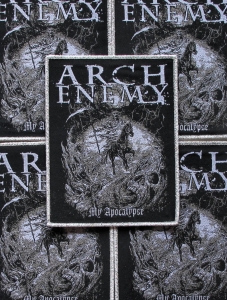 ARCH ENEMY - My Apocalypse [silver] -- woven patch