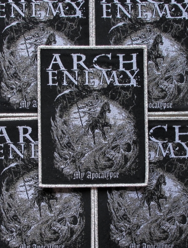 ARCH ENEMY - My Apocalypse [silver] -- woven patch.JPG