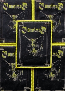 MONOLORD - Kitty [yellow] -- woven patch 