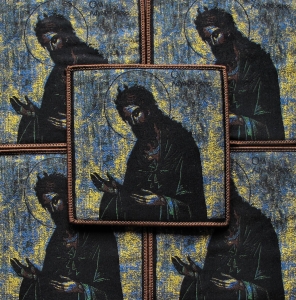OM - Advaitic Songs [brown] -- woven patch
