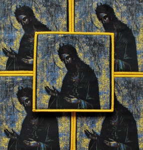 OM - Advaitic Songs [yellow] -- woven patch