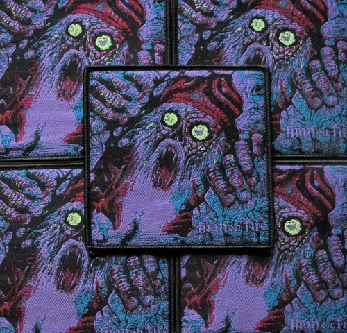 HIGH ON FIRE - Electric Messiah [black] -- woven patch.JPG