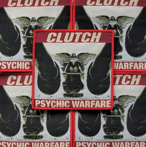 CLUTCH - Psychic Warfare [red] -- woven patch