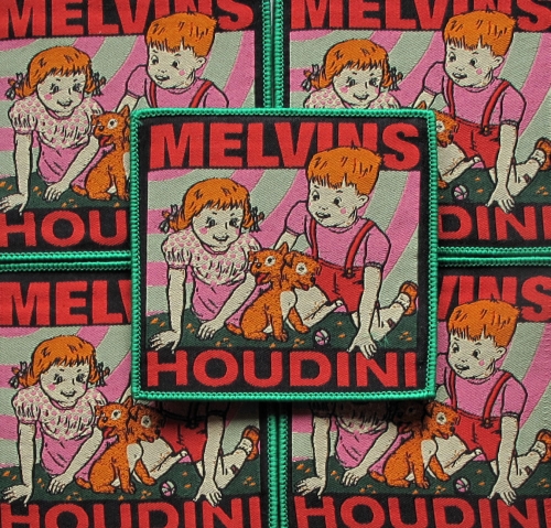 MELVINS - Houdini [green] -- woven patch.JPG
