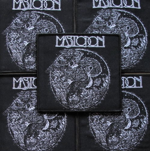 MASTODON - Bird [black] -- woven patch.JPG