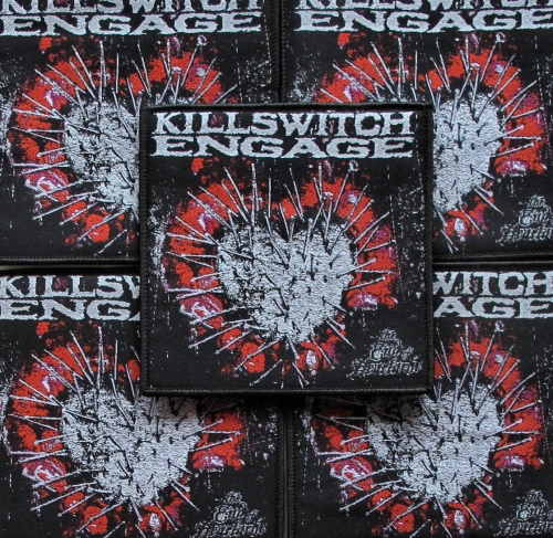 KILLSWITCH ENGAGE - The End of Heartache [black] -- woven patch.JPG