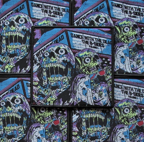 DANCE WITH THE DEAD [black] -- woven patch.JPG