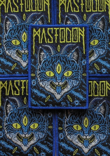 MASTODON - Kitty [blue] -- woven patch.JPG