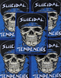 SUICIDAL TENDENCIES - Skull [blue] -- woven patch