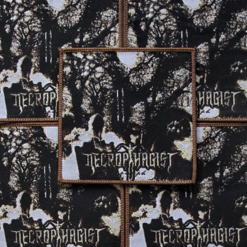 NECROPHAGIST - Epitaph [brown] -- woven patch.JPG