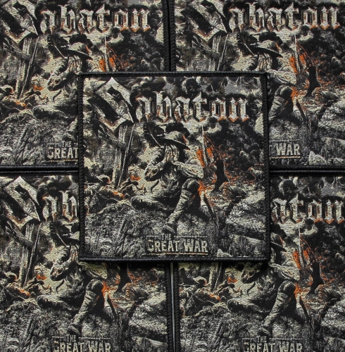 SABATON - The Great War [black] -- woven patch.JPG