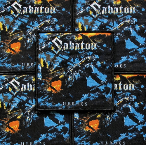 SABATON - Heroes [black] -- woven patch.JPG