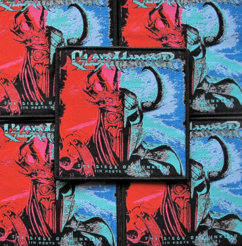 GLORYHAMMER - The Siege of Dunkeld [black] -- woven patch.JPG