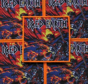 Naszywka ICED EARTH - The Dark Saga [orange]