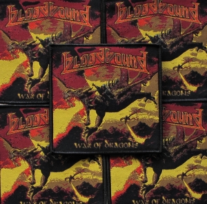 BLOODBOUND - War of Dragons [black] -- woven patch