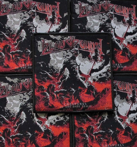 BLOODBOUND - Creatures Of The Dark Realm [black] -- woven patch.JPG