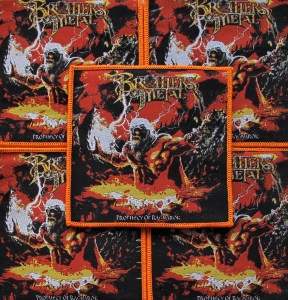Naszywka BROTHERS OF METAL - Prophecy of Ragnarök [orange]