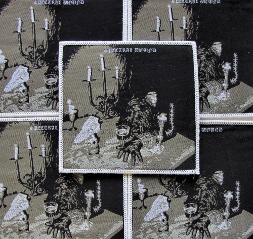 SPECTRAL WOUND - A Diabolic Thirst [white] -- woven patch.JPG