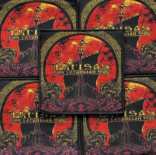 TURISAS - The Varangian Way [black] -- woven patch.JPG