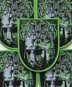ENSLAVED - Vikingligr veldi [green] -- woven patch