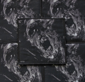 MGŁA - Groza [black] -- woven patch