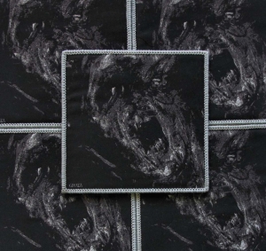 MGŁA - Groza [gray] -- woven patch 