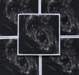 MGŁA - Groza [white] -- woven patch 