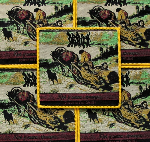 DRUDKH - Blood in Our Wells [yellow] -- woven patch.JPG