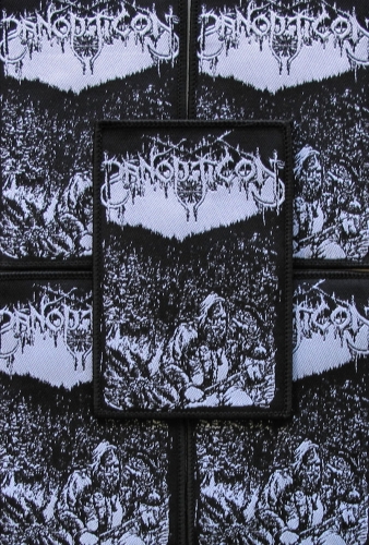 PANOPTICON - Woodsman [black] -- woven patch.JPG