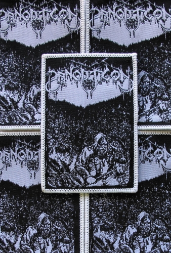 PANOPTICON - Woodsman [white] -- woven patch.JPG