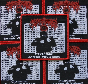 Naszywka NYOGTHAEBLISZ - Operation Satanic Resistance [red]