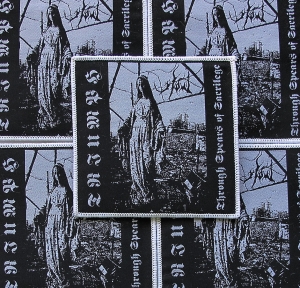 DAMAAR - Triumph Through Spears of Sacrilege [white] -- woven patch