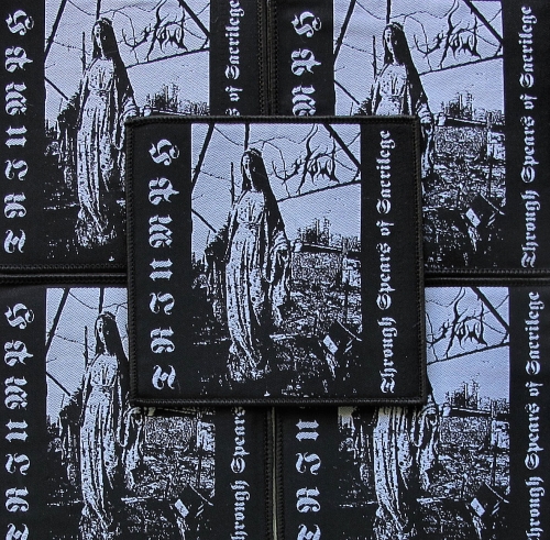 DAMAAR - Triumph Through Spears of Sacrilege [black] -- woven patch.JPG