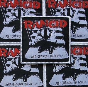 Naszywka RANCID - ...And Out Come the Wolves [white]