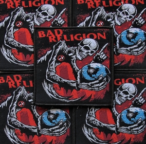 BAD RELIGION - Globe [black] -- woven patch