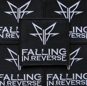 FALLING IN REVERSE [black]  -- woven patch
