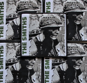 THE SMITHS - Meat Is Murder [black] -- woven patch