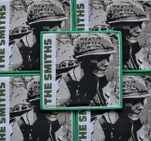 THE SMITHS - Meat Is Murder [green] -- woven patch