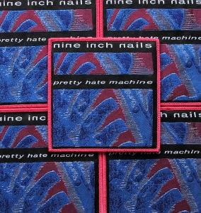 NINE INCH NAILS - Pretty Hate Machine [pink] -- woven patch