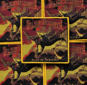 BLOODBOUND - War of Dragons [yellow] -- woven patch